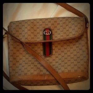 Gucci vintage leather bag